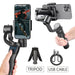 3 - Axis Gimbal Stabilizer Tripod for IOS Android Mobile Phone Selfie Stick Smartphone Holder Stand for Anti Shake Video &Shooting - CLICK TIK