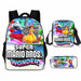 3 Piece Set Mochila Super Mario Bros.Wonder School Bags For Teenage kids Backpack Travel Backpack Student Bookbags cosplay bag - CLICK TIK