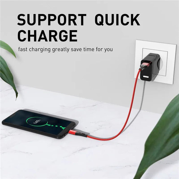 3A USB Type C Cable Wire For Samsung S10 S20 Xiaomi mi 11 Mobile Phone Fast Charging USB C Cable Type - C Charger Micro USB Cables - CLICK TIK