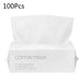 50/100pcs Disposable Facial Tissue Makeup Wipes Cotton Pads Cleansing Paper Face Towel - CLICK TIK