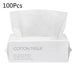 50/100pcs Disposable Facial Tissue Makeup Wipes Cotton Pads Cleansing Paper Face Towel - CLICK TIK