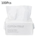 50/100pcs Disposable Facial Tissue Makeup Wipes Cotton Pads Cleansing Paper Face Towel - CLICK TIK