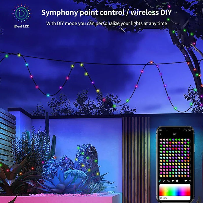 5M 10M 20M Fairy String Lights Dreamcolor USB LED String Lights Smart Christmas Lights DIY Picture Display Garland Decor - CLICK TIK