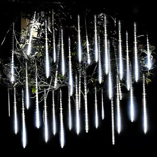 8 Tubes Meteor Shower Rain Led String Lights Street Garlands Christmas Tree Decorations for Outdoor New Year Fairy Garden Lights - CLICK TIK