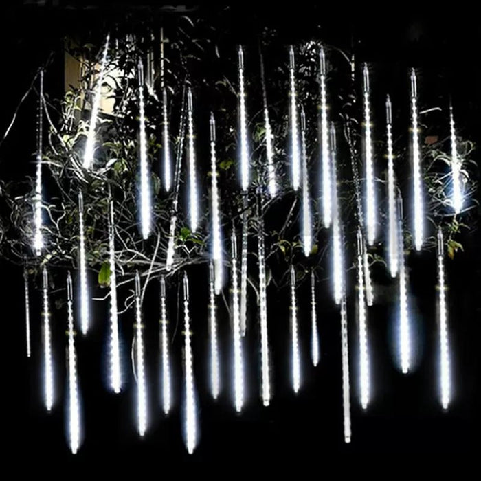 8 Tubes Meteor Shower Rain Led String Lights Street Garlands Christmas Tree Decorations for Outdoor New Year Fairy Garden Lights - CLICK TIK