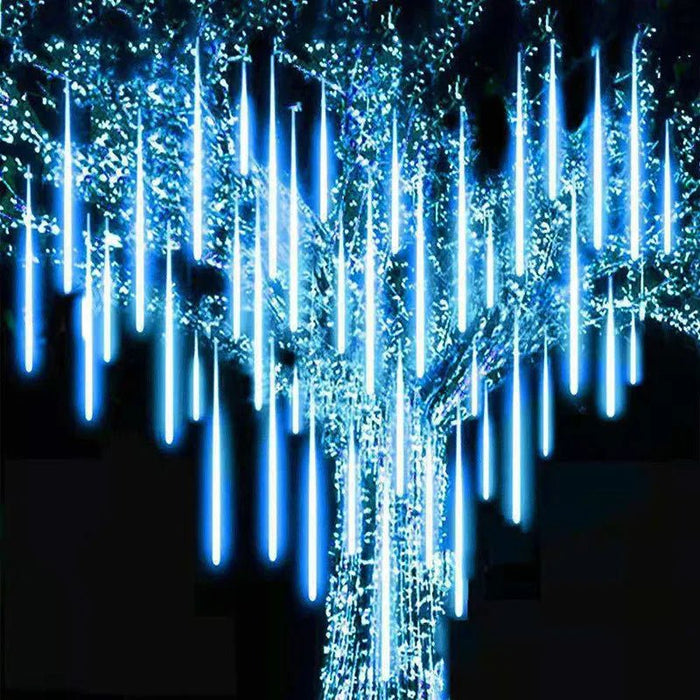 8 Tubes Meteor Shower Rain Led String Lights Street Garlands Christmas Tree Decorations for Outdoor New Year Fairy Garden Lights - CLICK TIK