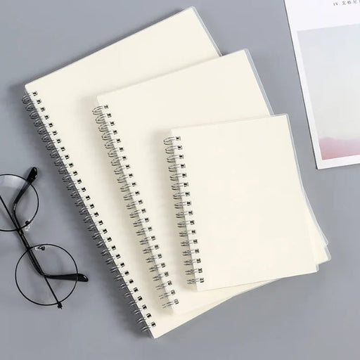 A5 A6 B5 Spiral Book Coil Notebook Lined DOT Blank Grid Paper Journal Diary Sketchbook School Stationery Supplies - CLICK TIK