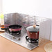 Aluminum Foldable Kitchen Gas Stove Baffle Plate Kichen Accessories Home Gadgets Frying Pan Oil Splash Protection Screen Tools - CLICK TIK