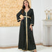 Arab Women's Bronzing Dubai Tourism Dress Fashion Printed Loose Long Sleeves Party Dress Dress - CLICK TIK