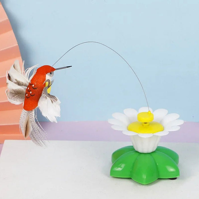 Automatic Electric Rotating Cat Toy Colorful Butterfly Bird Animal Shape Plastic Funny Pet Dog Kitten Interactive Training Toys - CLICK TIK
