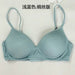 Beautiful Back Silk Girly Simplicity Solid Color Wireless Bra - CLICK TIK