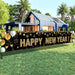 Black Gold New Year Backdrop Banner 2024 - CLICK TIK