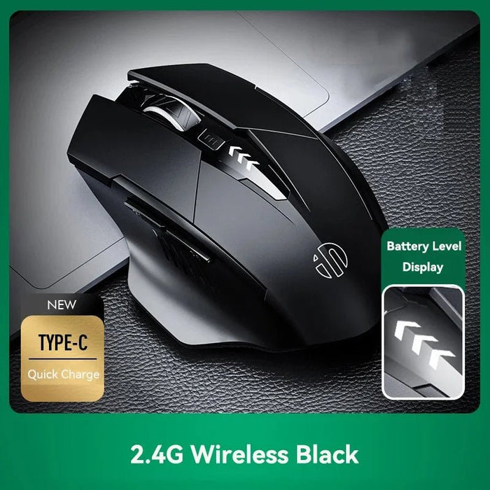 Bluetooth Compatible Mouse Rechargeable 2.4G INPHIC Wireless Mouse Office Mute Support PC Laptop Tablet Smartphone Universal - CLICK TIK