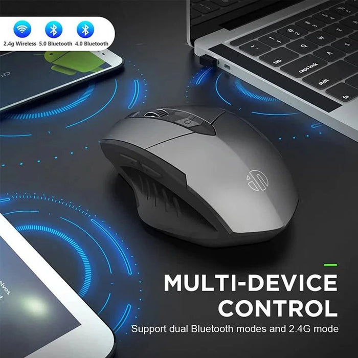 Bluetooth Compatible Mouse Rechargeable 2.4G INPHIC Wireless Mouse Office Mute Support PC Laptop Tablet Smartphone Universal - CLICK TIK
