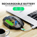 Bluetooth Compatible Mouse Rechargeable 2.4G INPHIC Wireless Mouse Office Mute Support PC Laptop Tablet Smartphone Universal - CLICK TIK