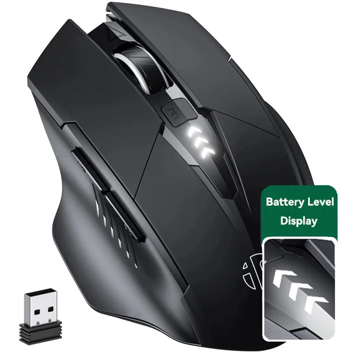 Bluetooth Compatible Mouse Rechargeable 2.4G INPHIC Wireless Mouse Office Mute Support PC Laptop Tablet Smartphone Universal - CLICK TIK