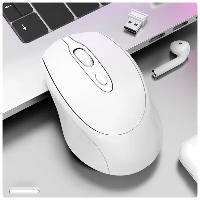 Bluetooth - Compatible Wireless Mouse 2.4G Rechargeable Wireless Computer Mouse USB Silent Gamer Mice For PC Laptop Macbook Tablet - CLICK TIK