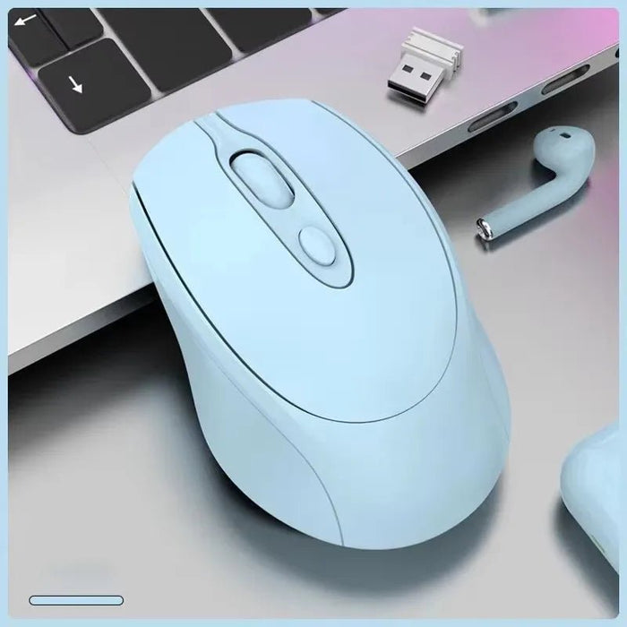 Bluetooth - Compatible Wireless Mouse 2.4G Rechargeable Wireless Computer Mouse USB Silent Gamer Mice For PC Laptop Macbook Tablet - CLICK TIK
