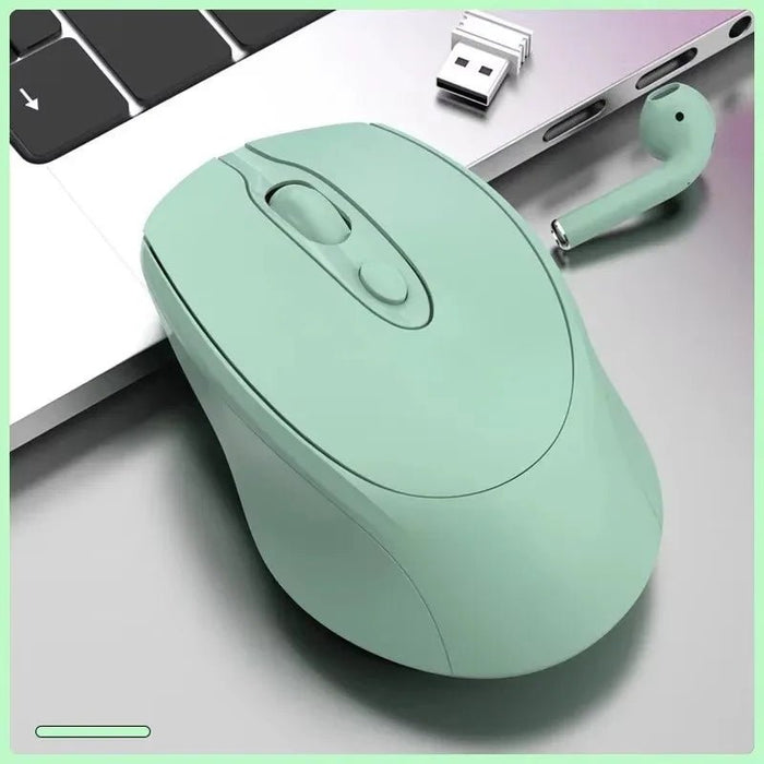 Bluetooth - Compatible Wireless Mouse 2.4G Rechargeable Wireless Computer Mouse USB Silent Gamer Mice For PC Laptop Macbook Tablet - CLICK TIK