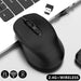 Bluetooth - Compatible Wireless Mouse 2.4G Rechargeable Wireless Computer Mouse USB Silent Gamer Mice For PC Laptop Macbook Tablet - CLICK TIK