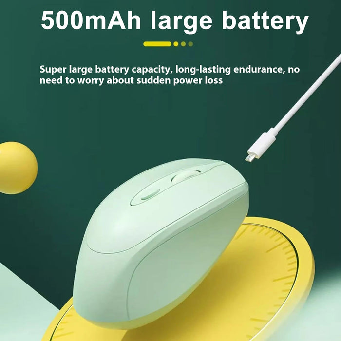 Bluetooth - Compatible Wireless Mouse 2.4G USB Wireless Computer Mouse Rechargeable Silent Mice For PC Laptop Macbook Tablet - CLICK TIK