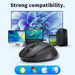 Bluetooth - Compatible Wireless Mouse 2.4G USB Wireless Computer Mouse Rechargeable Silent Mice For PC Laptop Macbook Tablet - CLICK TIK