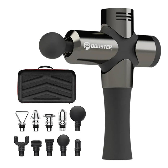 BOOSTER Pro 3 Deep Tissue Massage Gun Muscle Stimulator Body Massager Fascial Gun Relax Therapy Low Noise for Fintness Shaping - CLICK TIK