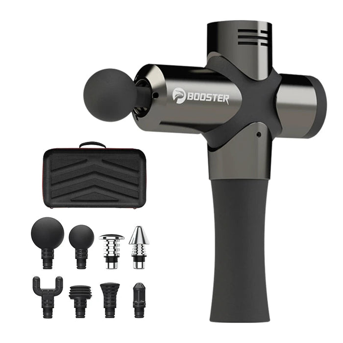 BOOSTER Pro 3 Deep Tissue Massage Gun Muscle Stimulator Body Massager Fascial Gun Relax Therapy Low Noise for Fintness Shaping - CLICK TIK