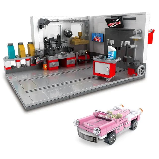 Building Block Garage Car Toys - CLICK TIK