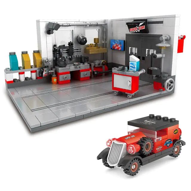 Building Block Garage Car Toys - CLICK TIK