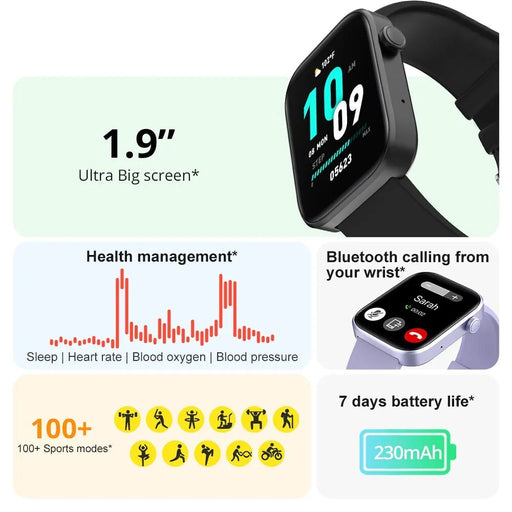COLMI P71 Voice Calling Smartwatch Men Health Monitoring IP68 Waterproof Smart Notifications Voice Assistant Smart Watch Women - CLICK TIK