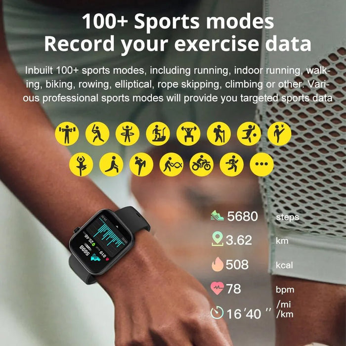 COLMI P71 Voice Calling Smartwatch Men Health Monitoring IP68 Waterproof Smart Notifications Voice Assistant Smart Watch Women - CLICK TIK