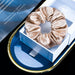 Crystal Texture Mulberry Silk Hair Rope Gift Boxed Hot Rhinestone - CLICK TIK