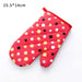 Cute Non - Slip Kitchen Gloves - Yellow & Gray Cotton Nordic Design for Baking, BBQ, Microwave, and Oven Use" - CLICK TIK