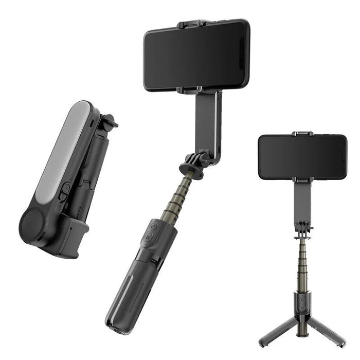 Cyke Mobile Phone Luxury Three - Axis Head Stabilizer Selfie Stick Anti - Shake Handheld Fill Light Intelligent Automatic Balance Device - CLICK TIK