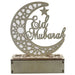 Decoration Ramadan Mubarak 2024 Eid Festival Party Supplies LED light Decorations Handicrafts Small Wooden Star Moon Child Box - CLICK TIK