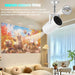 DITONG Projector Hy300plus 4K Android 11 Dual Wifi6 250 ANSI Allwinner H713 BT5.0 1280*720 electronic focus Home Cinema Projetor - CLICK TIK