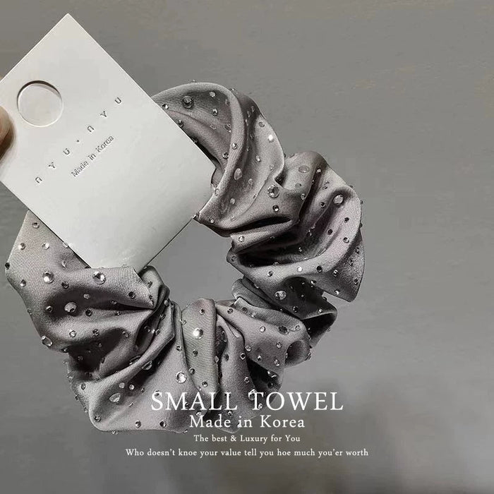 Dongdaemun Fashion Rhinestone Satin Hairtie Hair Accessories - CLICK TIK