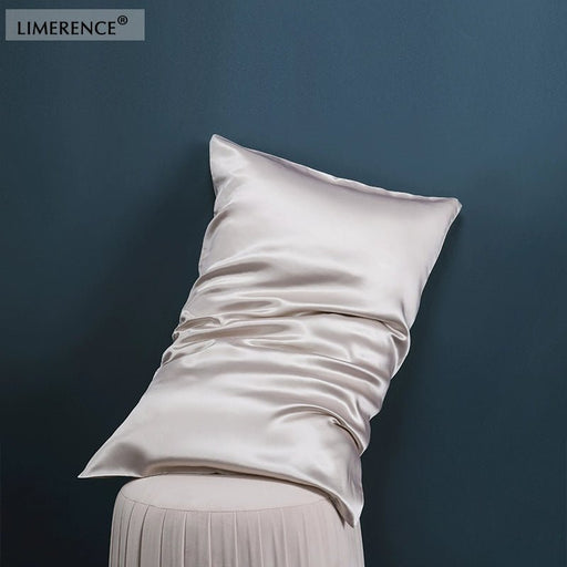 Double - Sided Silk Pillowcase 19 M 100% Mulberry Silk Pillowcase Beauty Silk 6A Grade Crepe Satin Single Pack - CLICK TIK