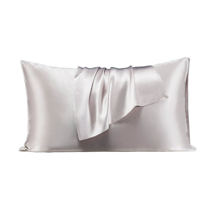 Double - Sided Silk Pillowcase 19 M 100% Mulberry Silk Pillowcase Beauty Silk 6A Grade Crepe Satin Single Pack - CLICK TIK