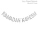 Eid Mubarak Plates Banner Balloon Tableware Ramadan Decoration 2024 Ramadan Kareem Islamic Muslim Party Decor Eid Al Adha Gifts - CLICK TIK