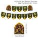 Eid Mubarak Plates Banner Balloon Tableware Ramadan Decoration 2024 Ramadan Kareem Islamic Muslim Party Decor Eid Al Adha Gifts - CLICK TIK