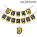 Eid Mubarak Plates Banner Balloon Tableware Ramadan Decoration 2024 Ramadan Kareem Islamic Muslim Party Decor Eid Al Adha Gifts - CLICK TIK