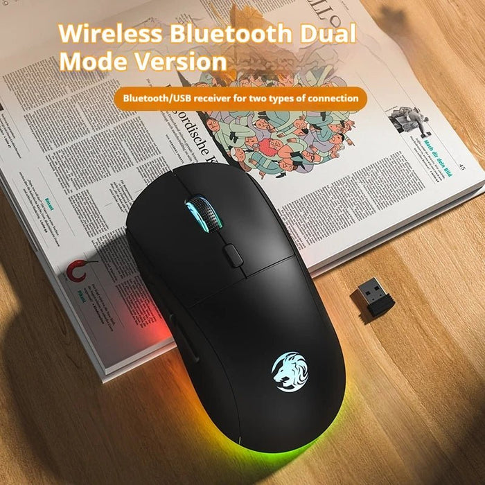 EWEADN G301 Wireless Bluetooth Dual - Mode Gaming Mouse, Rechargeable, Silent, Ergonomic Design, Perfect for Gaming & Office Use - CLICK TIK