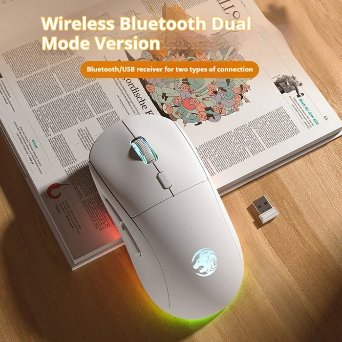 EWEADN G301 Wireless Bluetooth Dual - Mode Gaming Mouse, Rechargeable, Silent, Ergonomic Design, Perfect for Gaming & Office Use - CLICK TIK