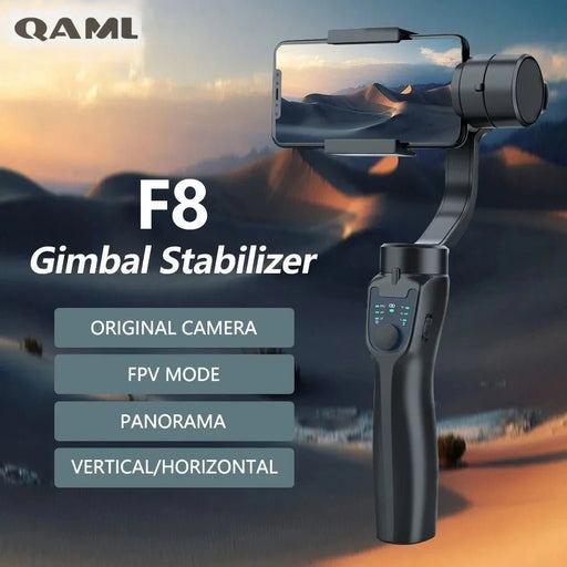 F8 Handheld 3 - Axis Gimbal Phone Holder Anti Shake Video Record Stabilizer for HUAWEI Xiaomi iPhone Smartphone Gimbal Stabilizer - CLICK TIK
