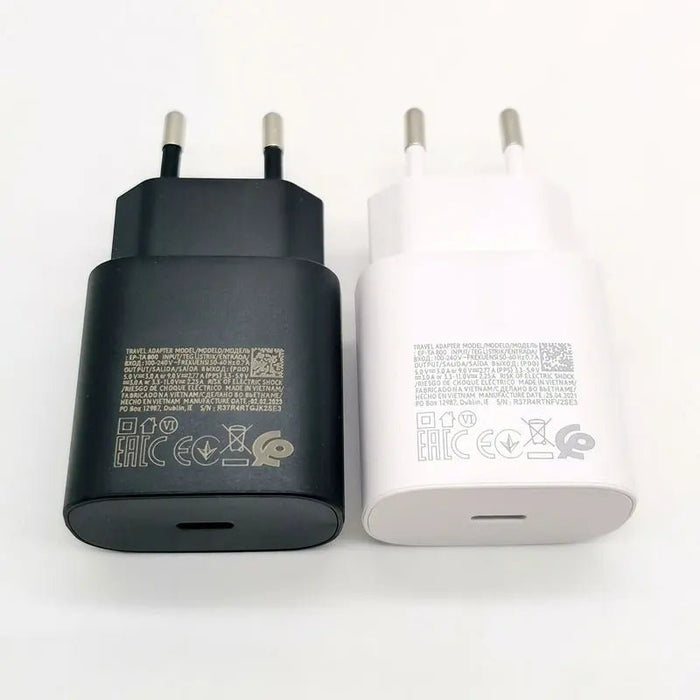 For Samsung 25W USB C Super Fast Charger Cable For Galaxy S20 S21 S22 S23 S24 Note 20 Ultra 10 Plus A55 A35 Z Flip Fold 5 4 3 2 - CLICK TIK
