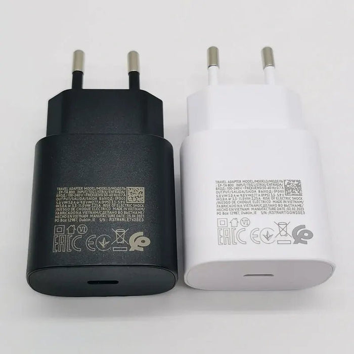 For Samsung S20 S21 S22 S23 S24 Note 20 Ultra 10 Plus Charger 25W Super Fast Charge Power Adapter For Galaxy Z Flip Fold 5 4 3 2 - CLICK TIK