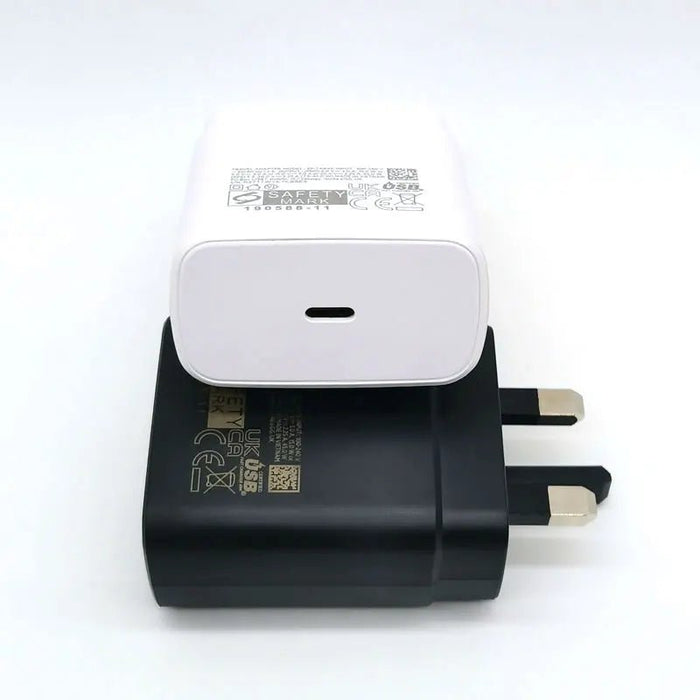 For Samsung S24 S23 S22 S21 S20 Note 20 Ultra 10 plus FE 45W UK Super Fast Charger Type C Adapter for Galaxy Z Flip Fold 5 4 3 2 - CLICK TIK