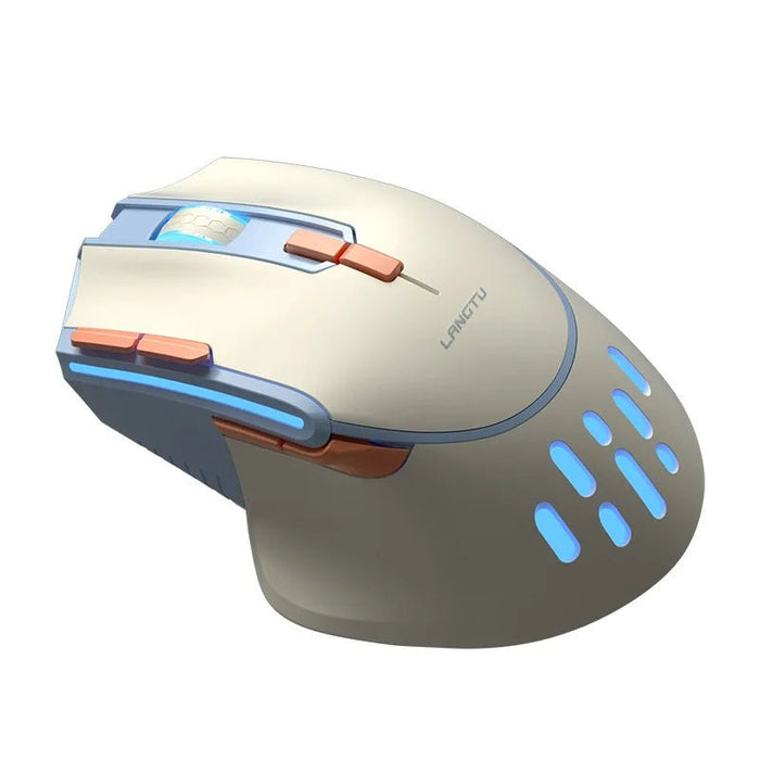 G3 Rechargeable Bluetooth wireless mouse, 2.4GHz USB RGB 1200DPI mouse, suitable for laptop tablet Macbook gamer mouse - CLICK TIK